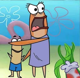 Censored cartoon reaction